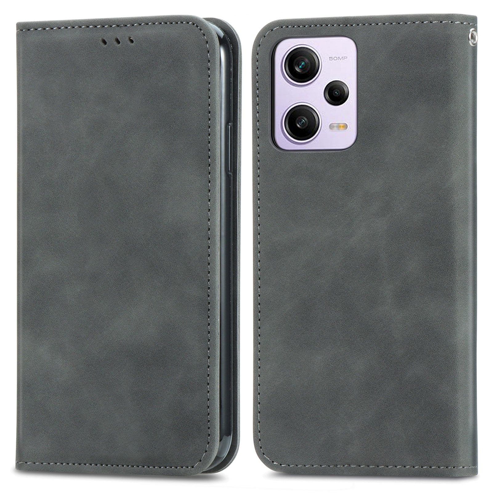 For Xiaomi Poco X5 Pro 5G / Redmi Note 12 Pro Speed 5G / Redmi Note 12 Pro 5 Case Card Slots Skin-touch Phone Stand Leather Cover