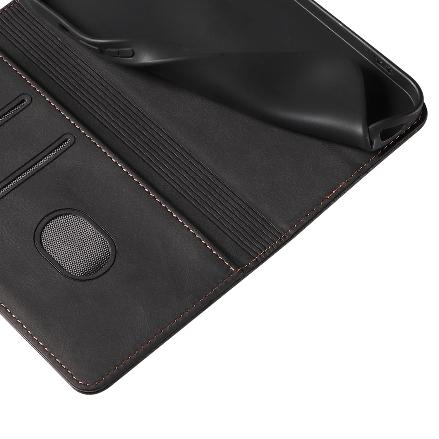 For Samsung Galaxy S24 Ultra Leather Case Wristband Design Stand Phone Cover