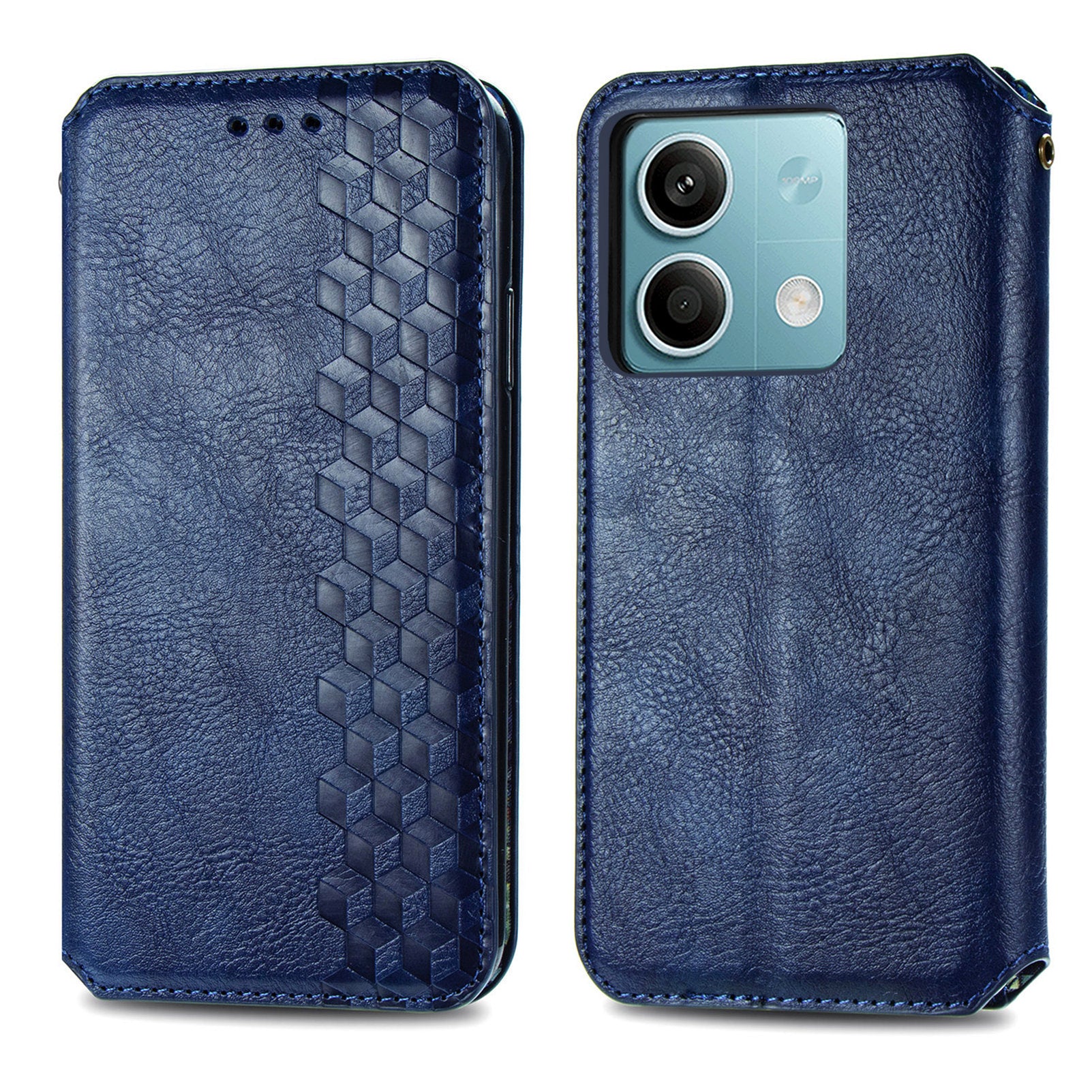 For Xiaomi Redmi Note 13 5G Magnetic Phone Case Anti-fall Leather Card Slots Cover