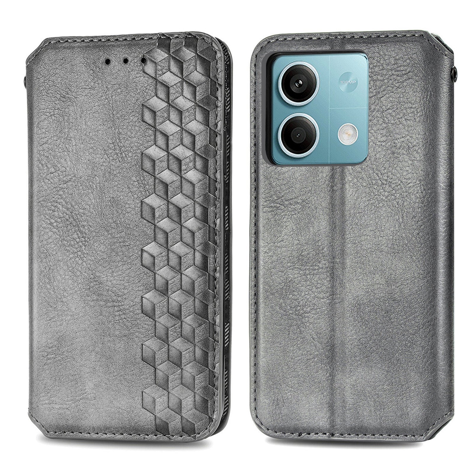 For Xiaomi Redmi Note 13 5G Magnetic Phone Case Anti-fall Leather Card Slots Cover