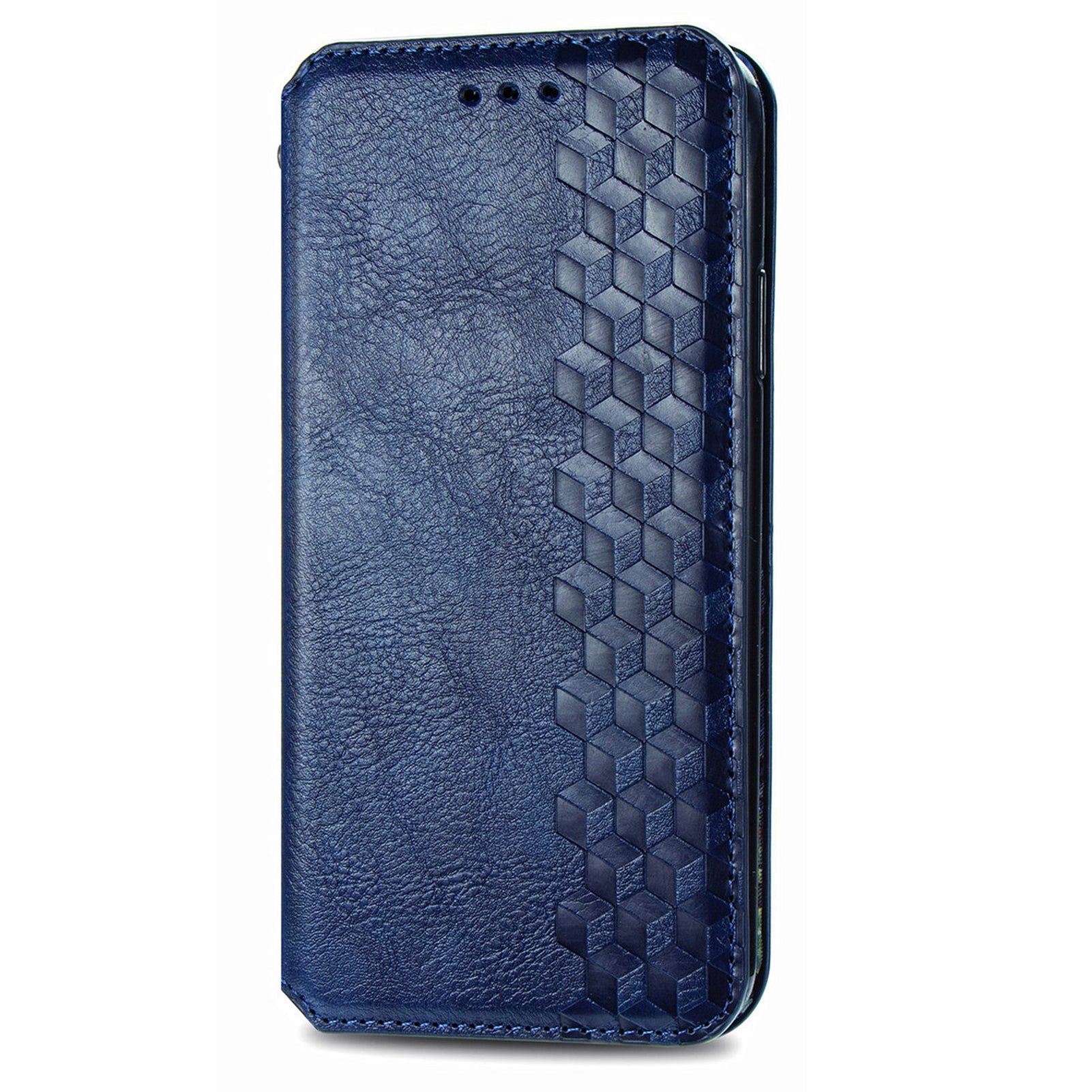 For Oppo A78 4G Case Rhombus Imprinted Wallet Stand Shockproof Mobile Phone Cover