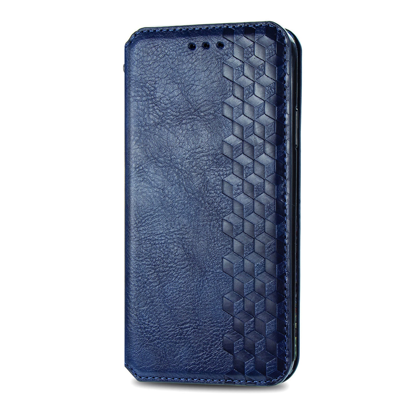 For Honor X6a 4G Phone Cover Rhombus Imprinted PU Leather Wallet Support Stand Case