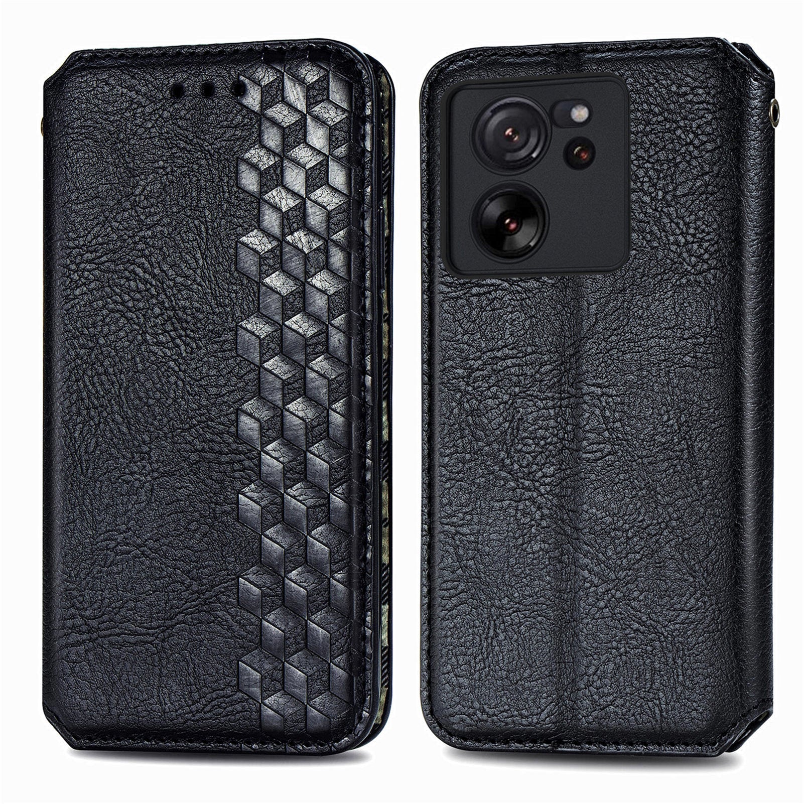 For Xiaomi 13T / 13T Pro / Redmi K60 Ultra Phone Cover Imprinted Anti-drop PU Leather Wallet Stand Case
