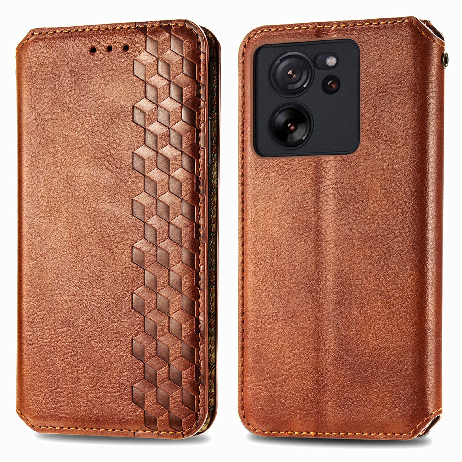 For Xiaomi 13T / 13T Pro / Redmi K60 Ultra Phone Cover Imprinted Anti-drop PU Leather Wallet Stand Case
