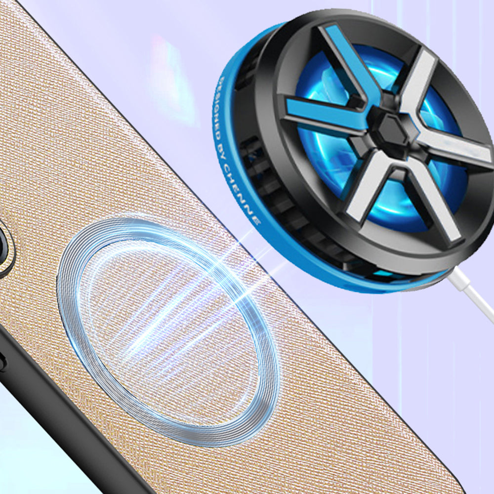 For Samsung Galaxy S24 Case Compatible with MagSafe PU Leather+TPU Phone Cover