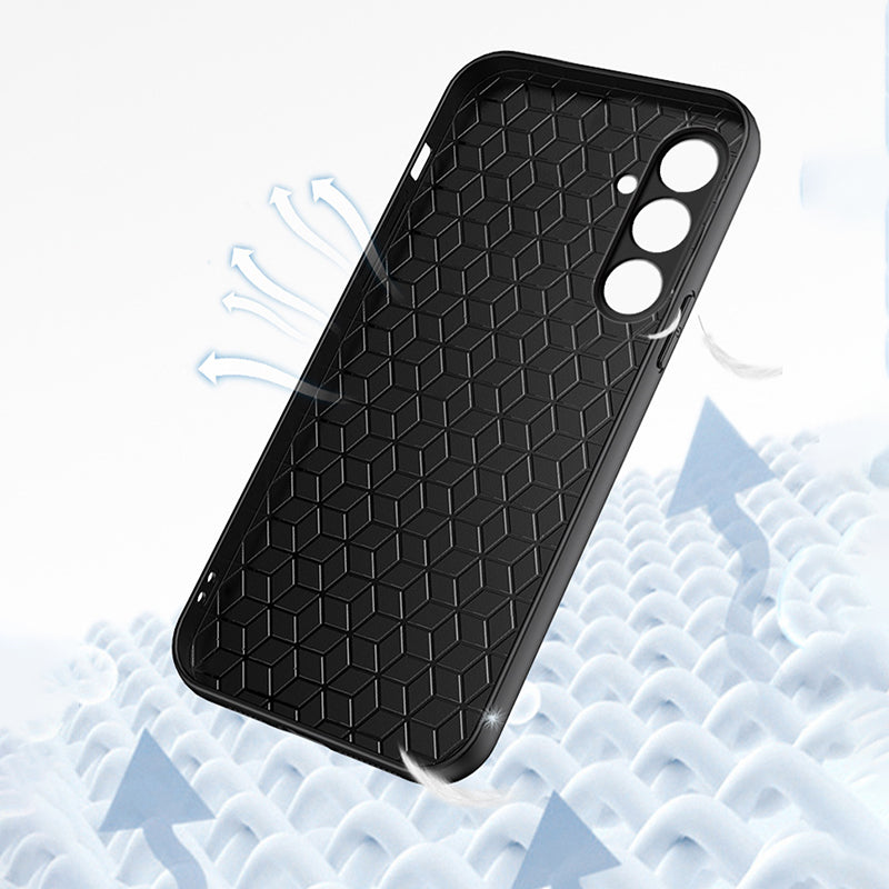 For Samsung Galaxy A34 5G Slim Case Skin-Touch TPU + PU Smartphone Case