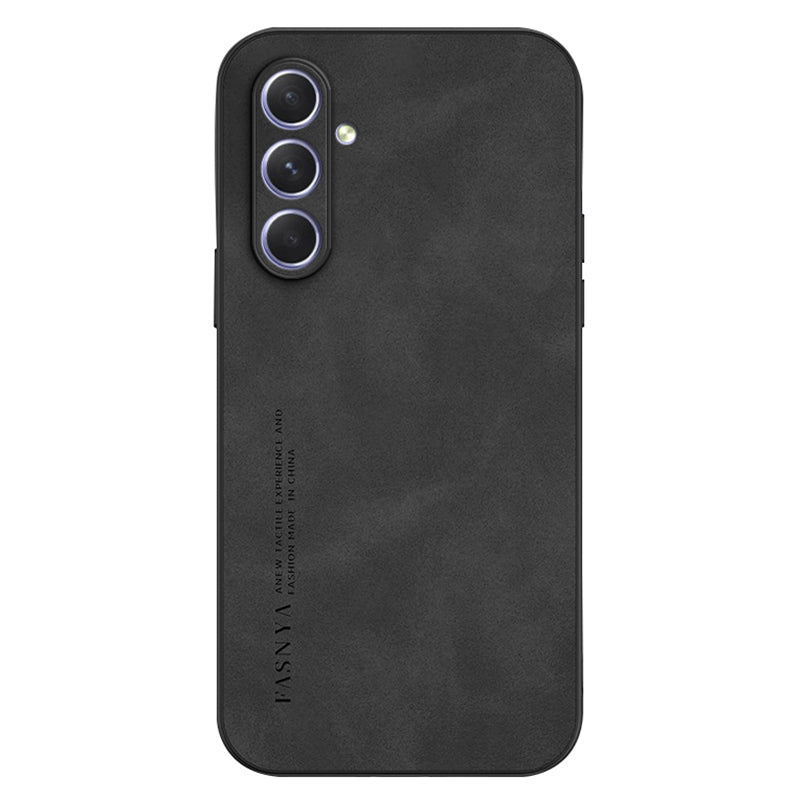 For Samsung Galaxy A34 5G Slim Case Skin-Touch TPU + PU Smartphone Case