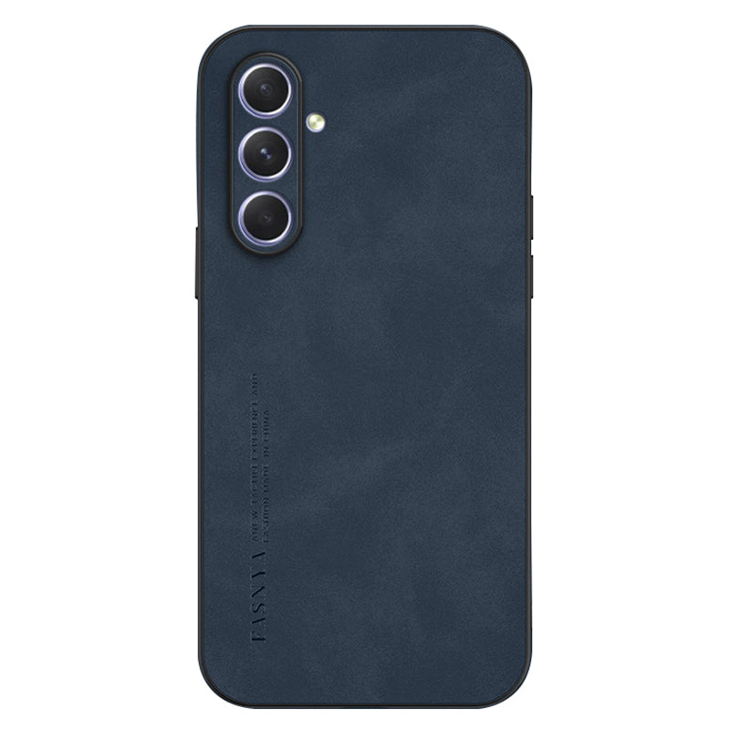 For Samsung Galaxy A34 5G Slim Case Skin-Touch TPU + PU Smartphone Case