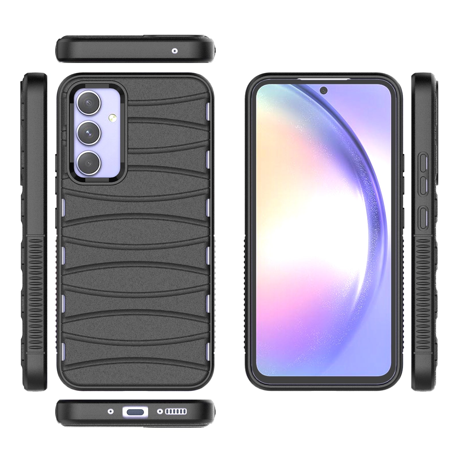 For Samsung Galaxy S24+ TPU Case Heat Dissipation Anti-Slip Edge Phone Cover