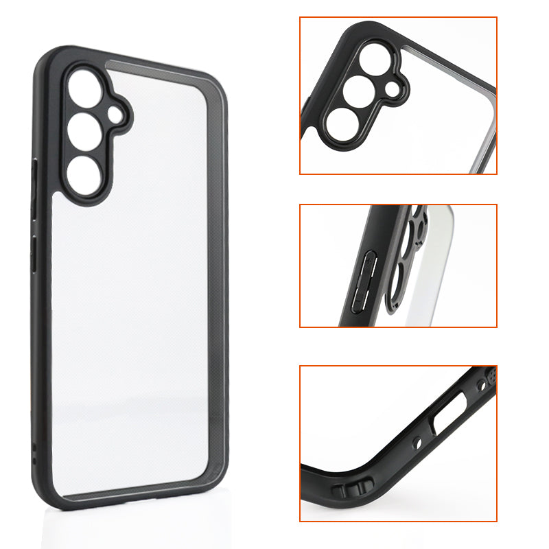For Samsung Galaxy A15 4G / 5G Phone Case Anti-Scratch TPU+PC Clear Back Cover