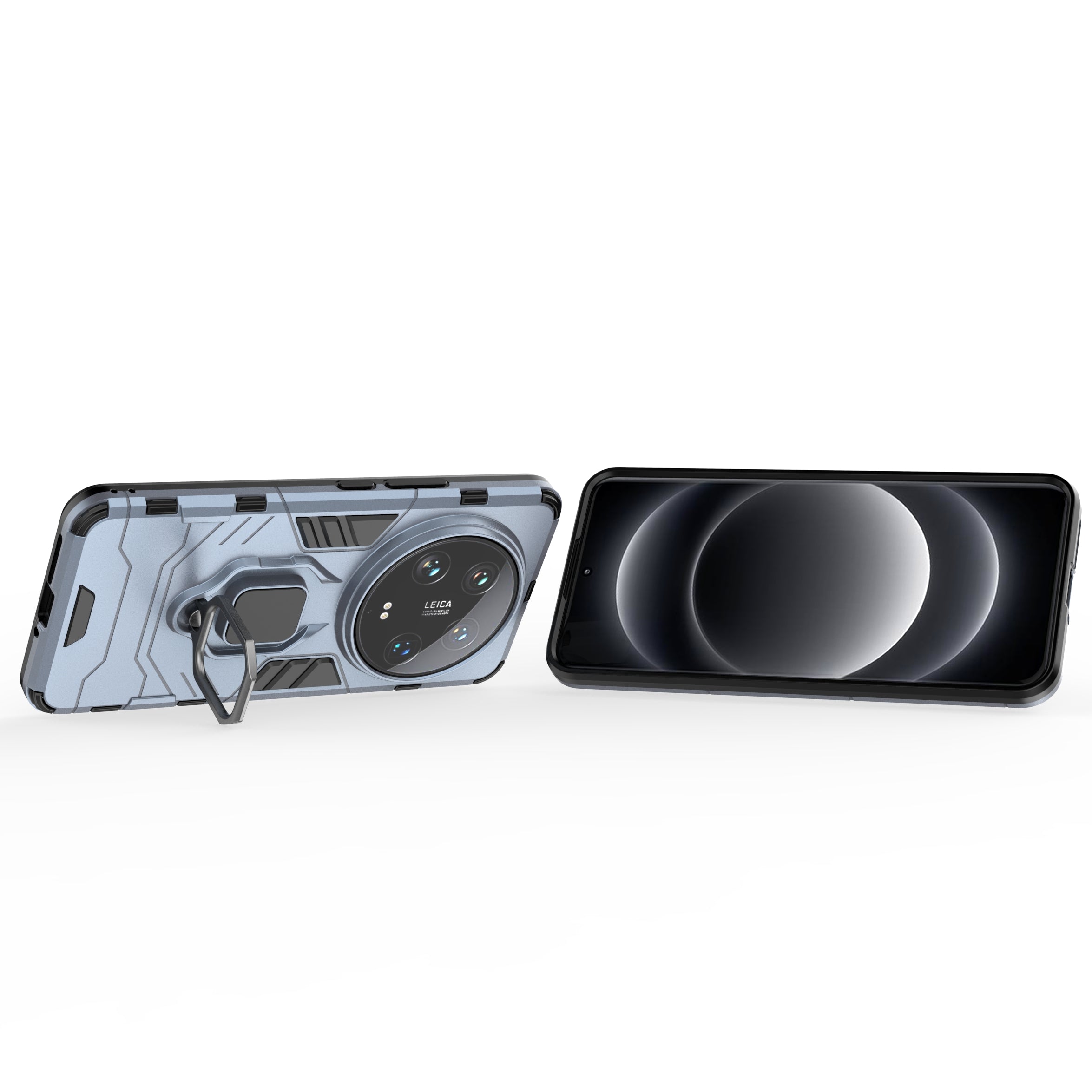 For Xiaomi 14 Ultra Case Ring Holder Kickstand PC+TPU Hybrid Phone Cover