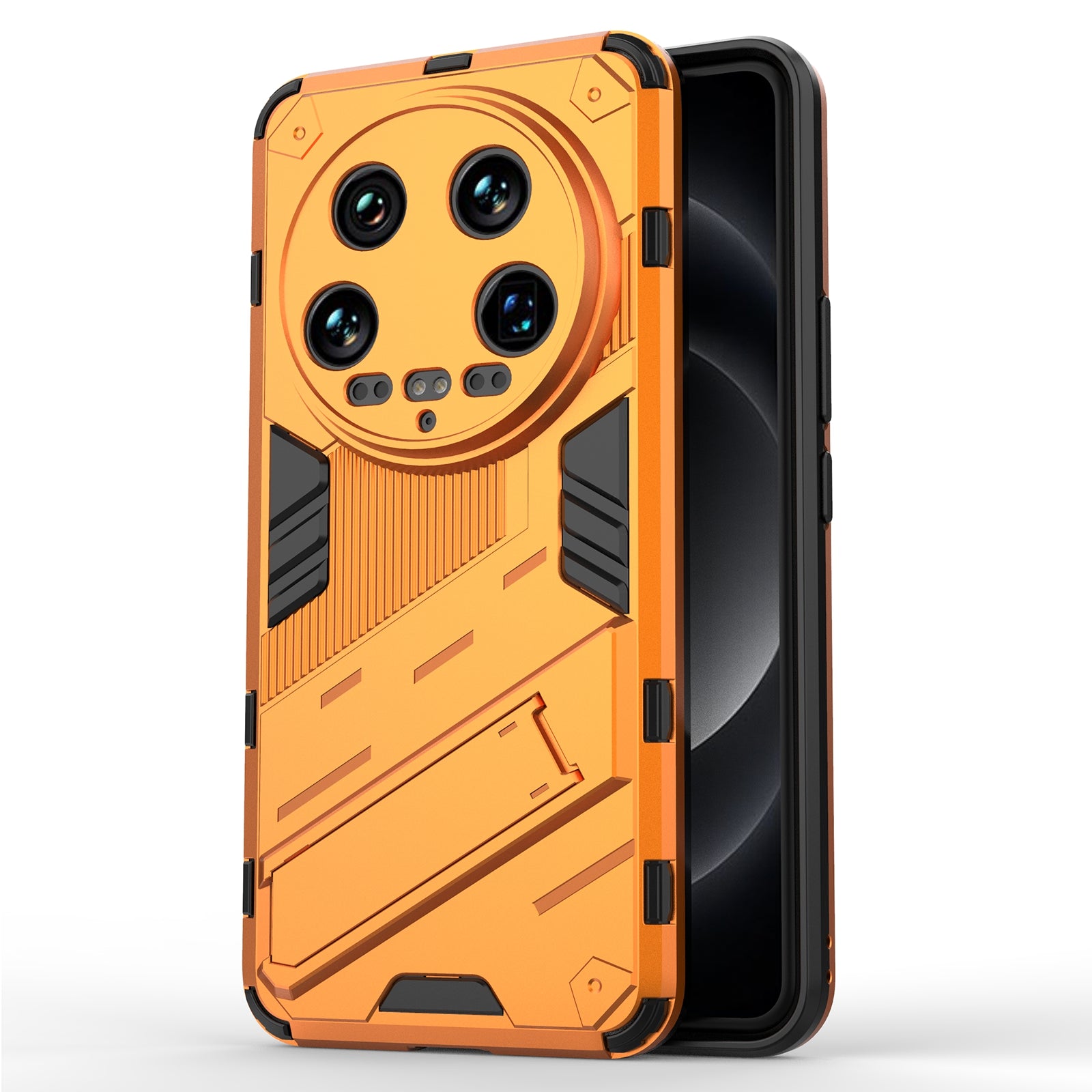 For Xiaomi 14 Ultra Case PC+TPU Dual-Layer Protective Phone Cover Built-in Kickstand