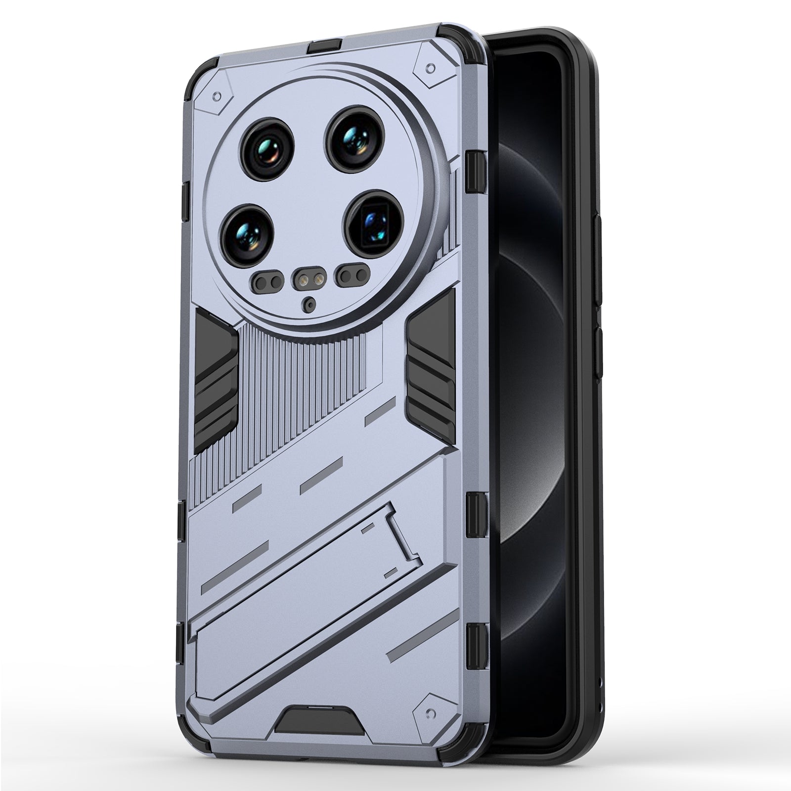 For Xiaomi 14 Ultra Case PC+TPU Dual-Layer Protective Phone Cover Built-in Kickstand