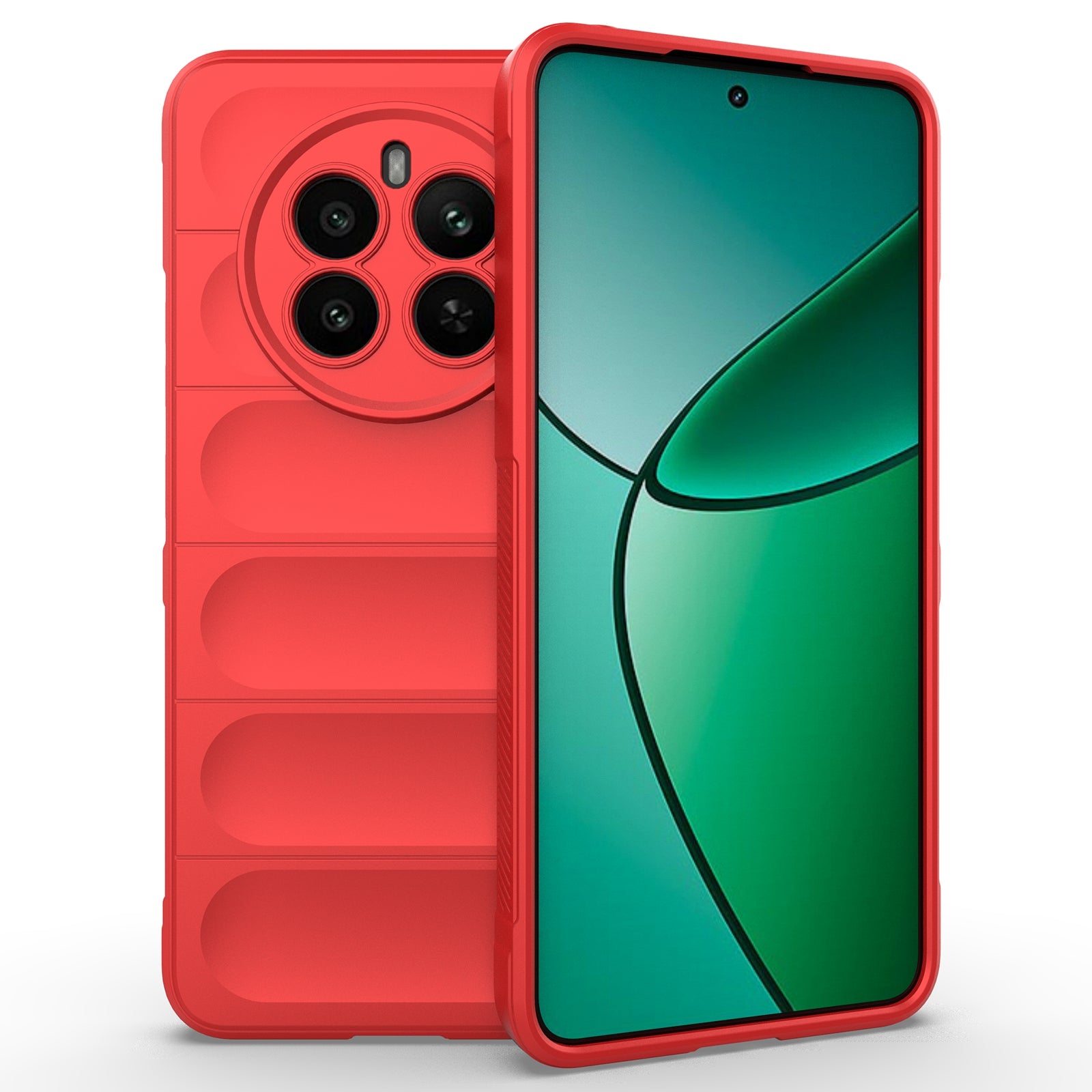 For Realme 12+ 5G TPU Case Anti-slip Rugged Back Protective Cover