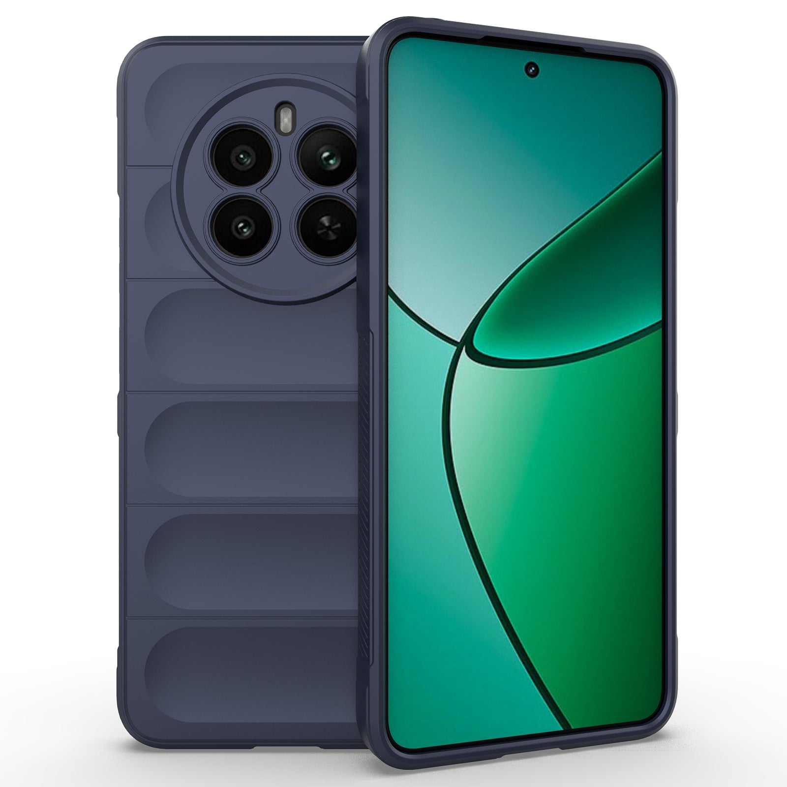 For Realme 12+ 5G TPU Case Anti-slip Rugged Back Protective Cover
