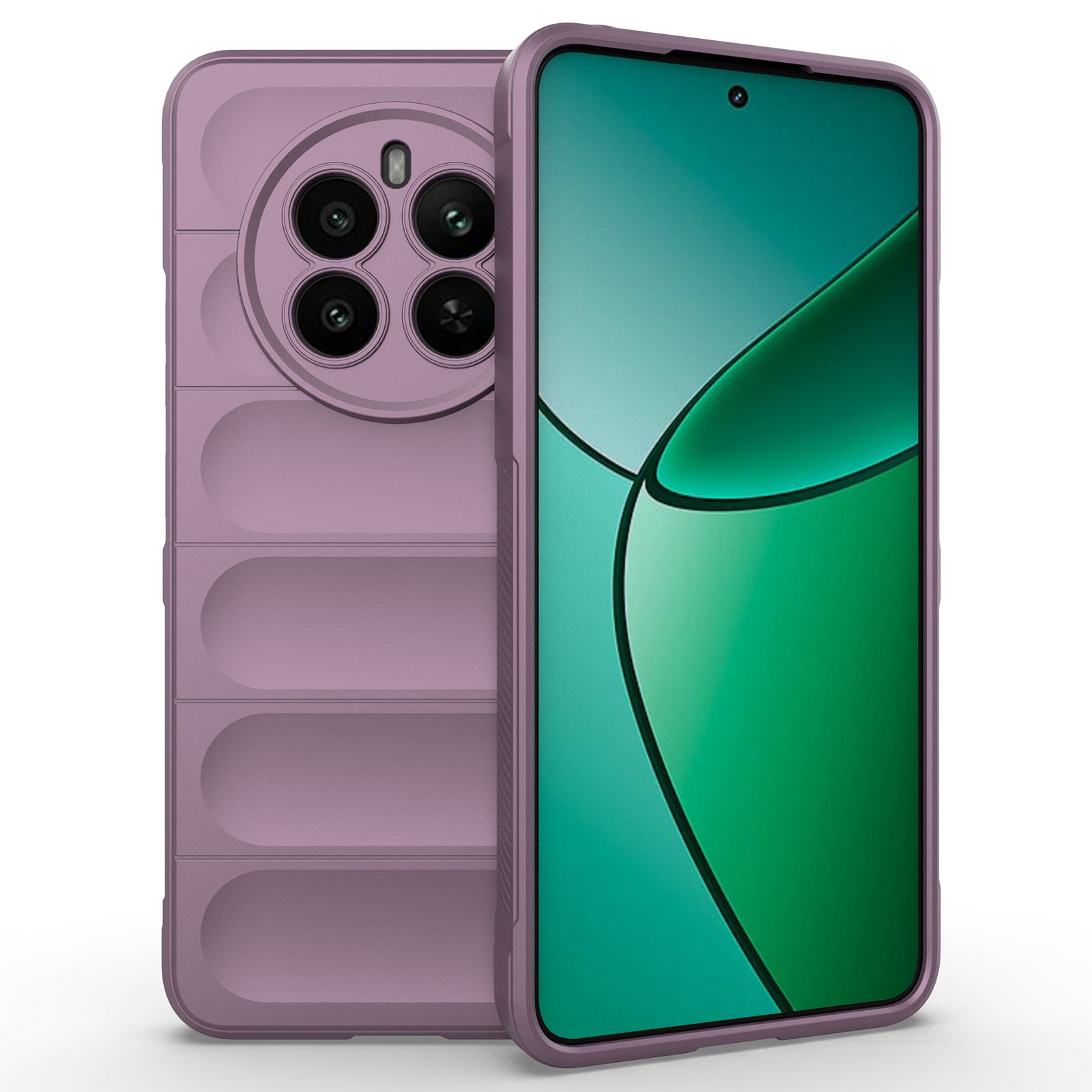 For Realme 12+ 5G TPU Case Anti-slip Rugged Back Protective Cover