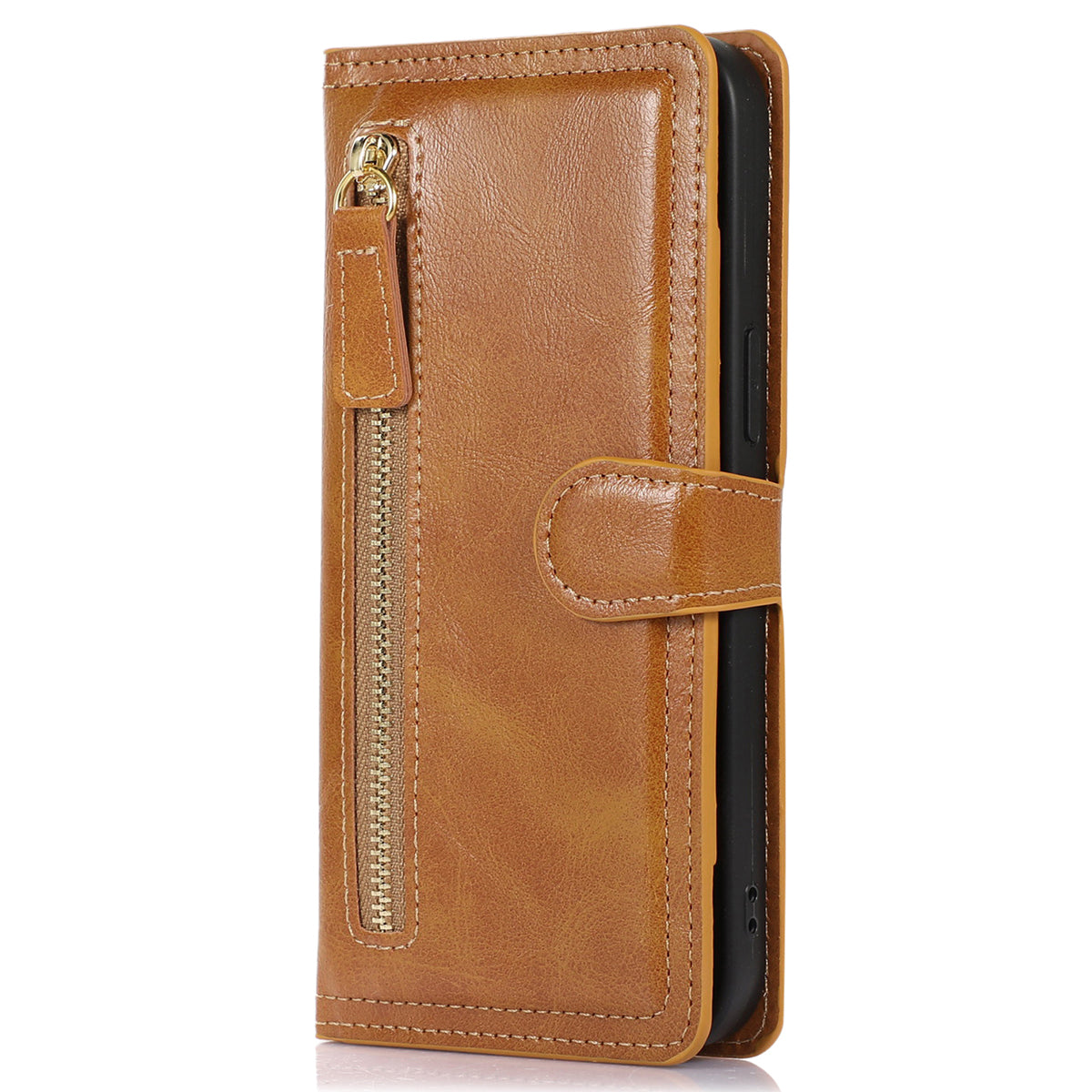 For Samsung Galaxy A35 5G Wallet Case Zipper PU Leather Stand Phone Cover
