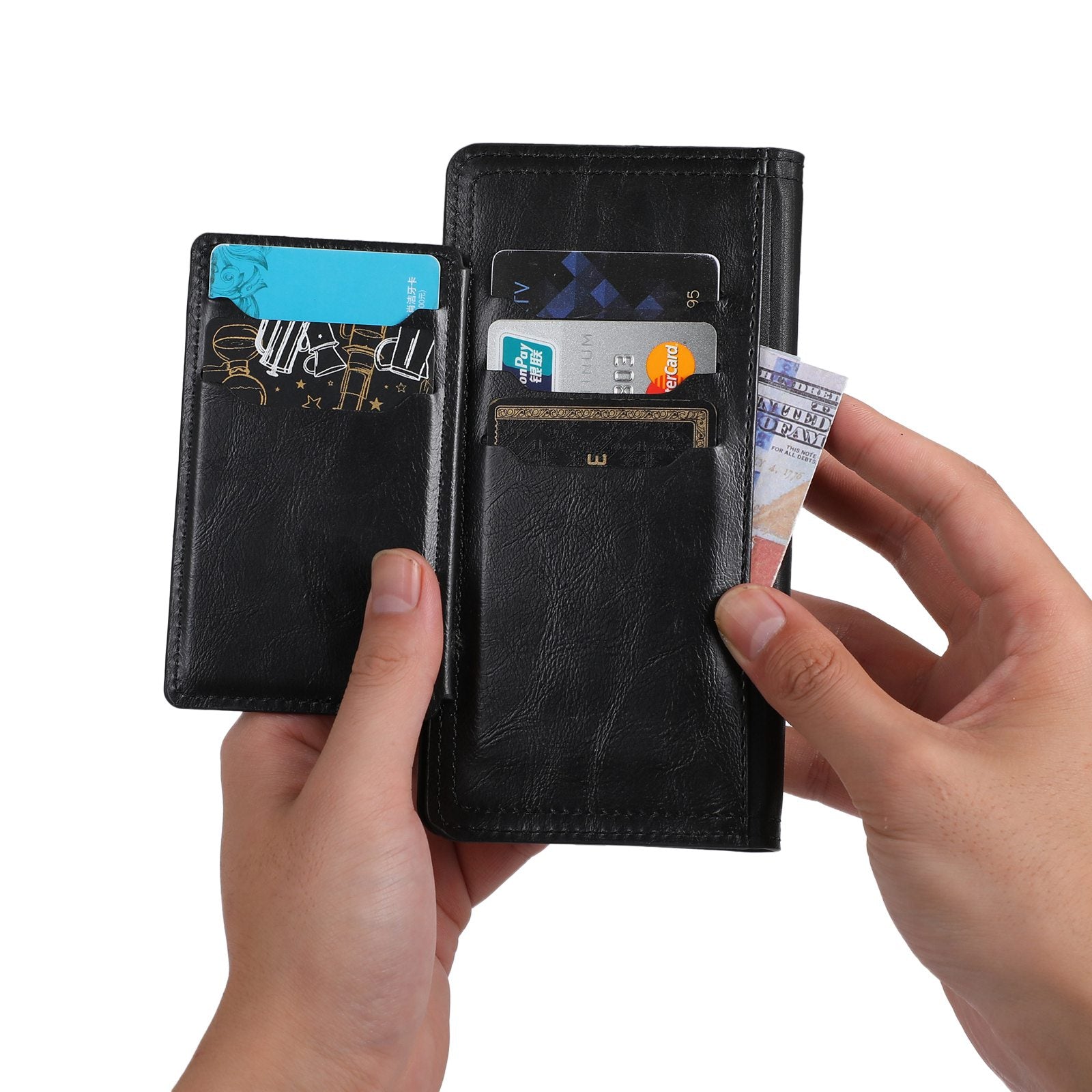 For Samsung Galaxy A55 5G Leather Case Zipper Wallet Stand Phone Cover