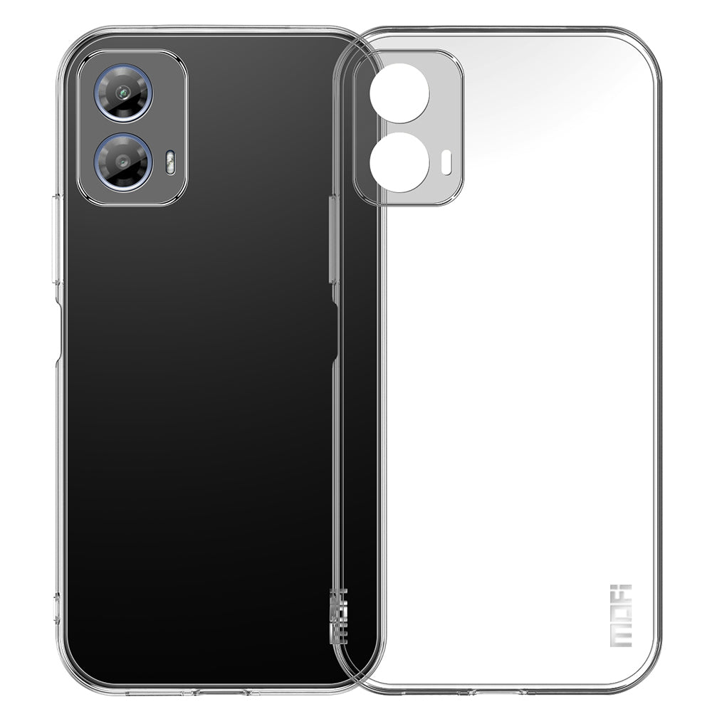 MOFI For Motorola Moto G34 5G Case Crystal Clear TPU Protective Phone Cover