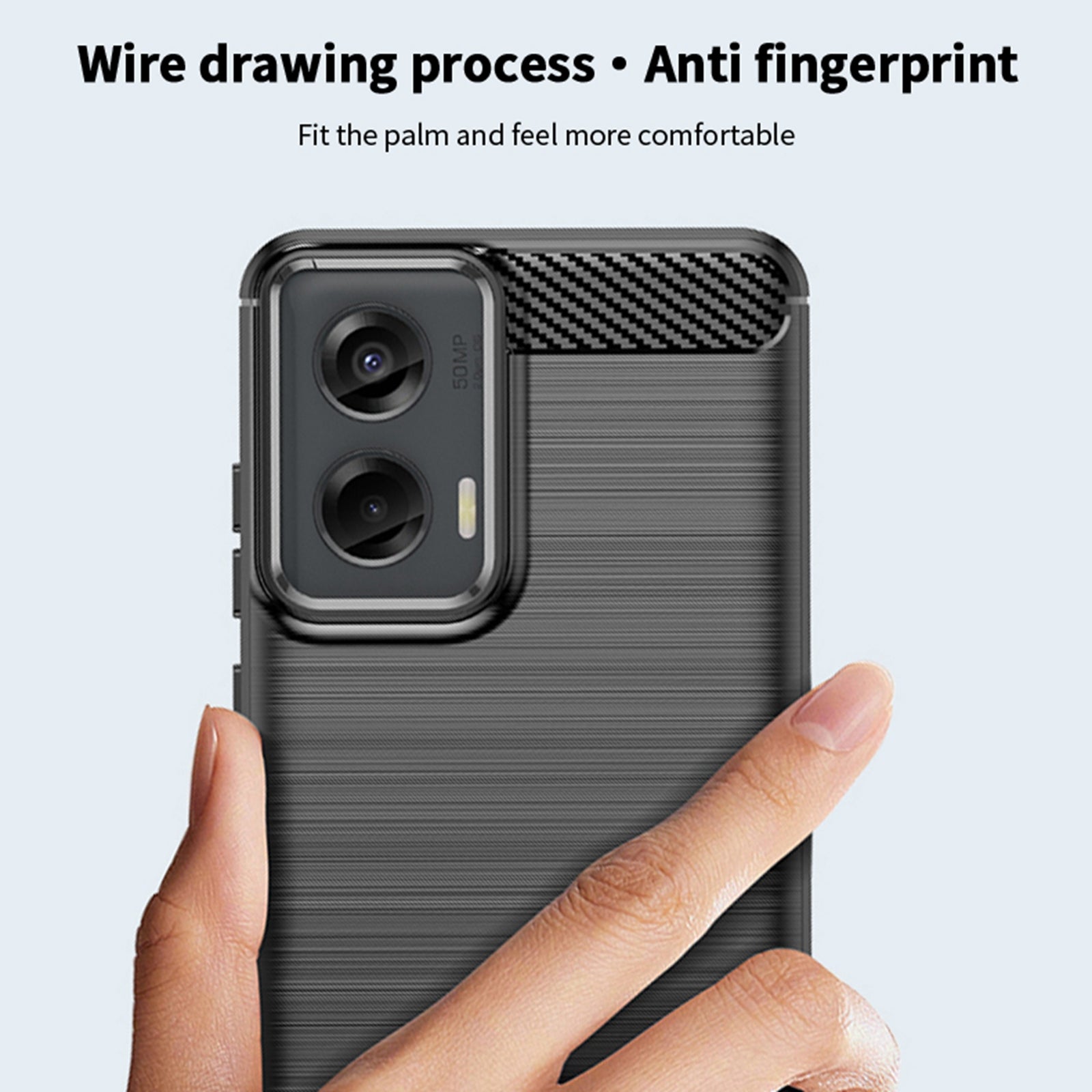 MOFI JK TPU Series-1 For Motorola Moto G Stylus 5G (2024) TPU Case Brushed Anti-fall Back Phone Cover