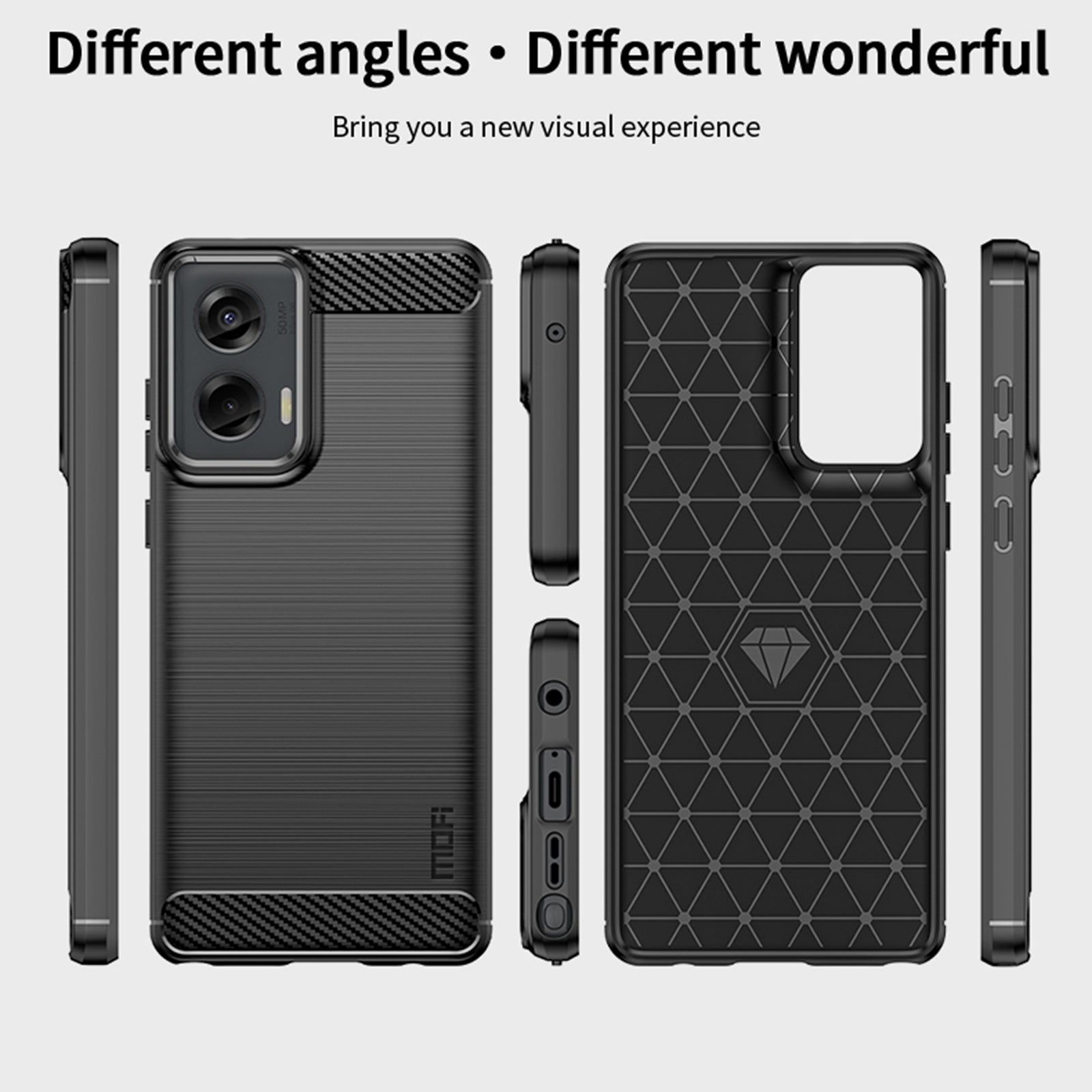 MOFI JK TPU Series-1 For Motorola Moto G Stylus 5G (2024) TPU Case Brushed Anti-fall Back Phone Cover