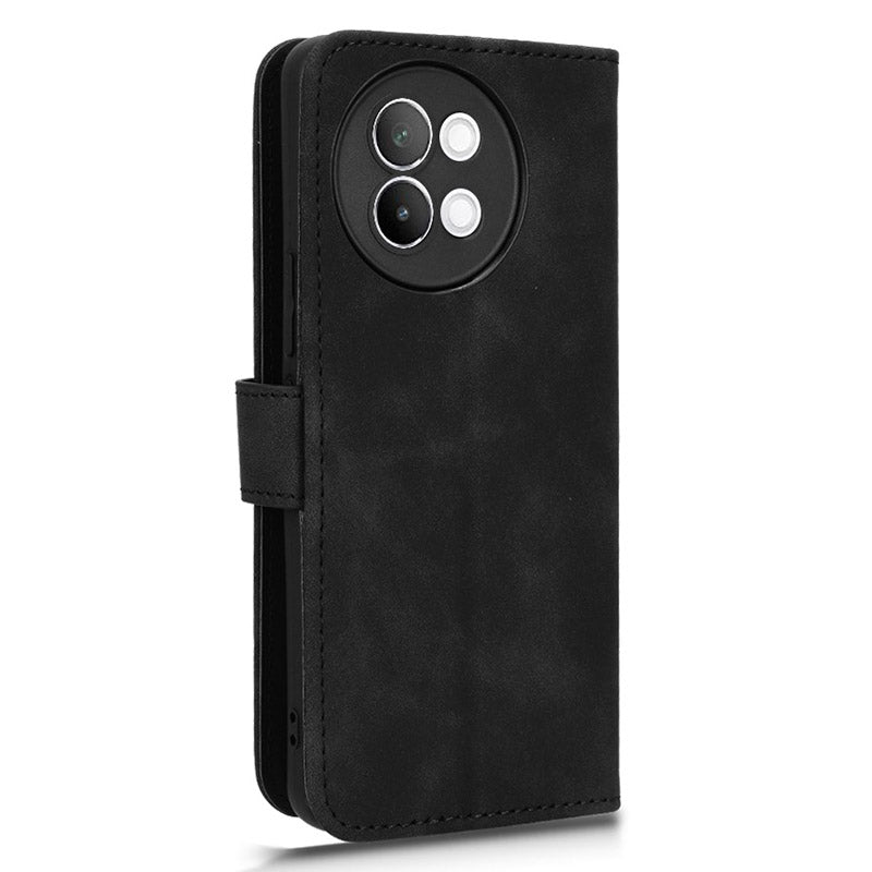 For vivo S18e 5G Leather Case Skin-Touch Wallet Phone Cover