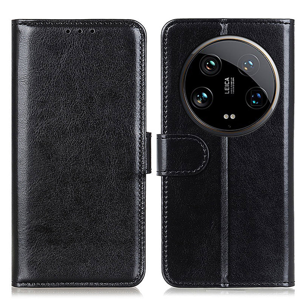 For Xiaomi 14 Ultra Case PU Leather Magnetic Buckle Protective Phone Cover