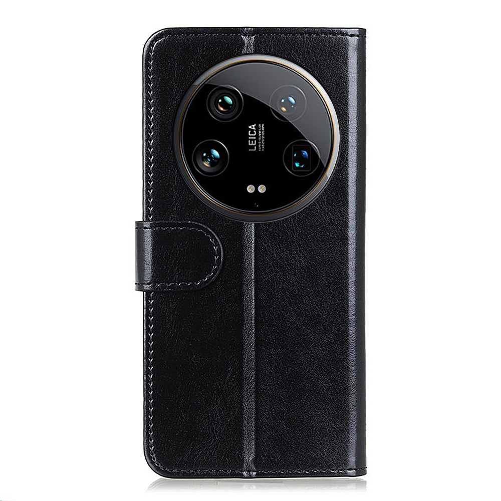For Xiaomi 14 Ultra Case PU Leather Magnetic Buckle Protective Phone Cover