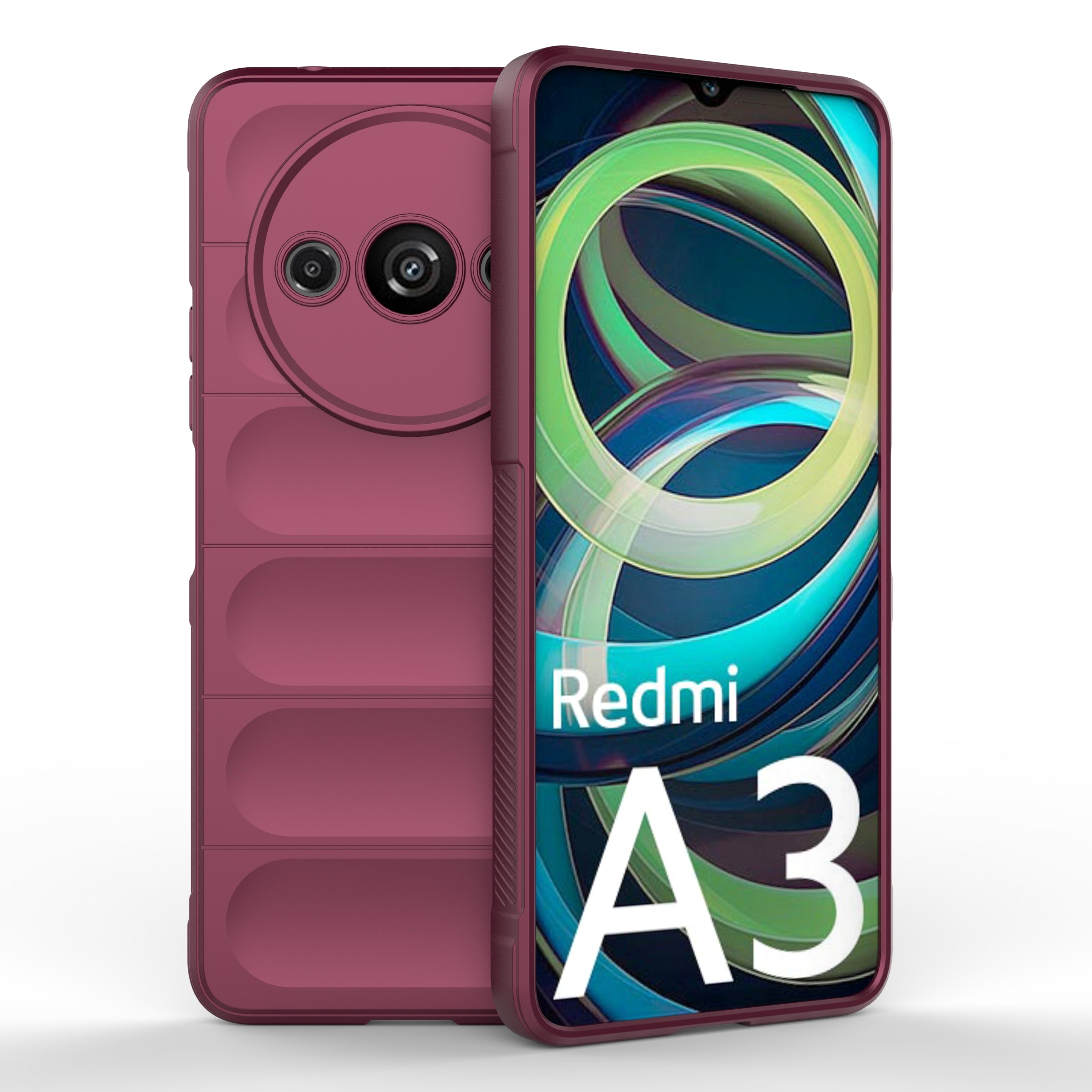 For Xiaomi Redmi A3 / Poco C61 4G Phone Protective Cover TPU Anti-slip Rugged Back Case