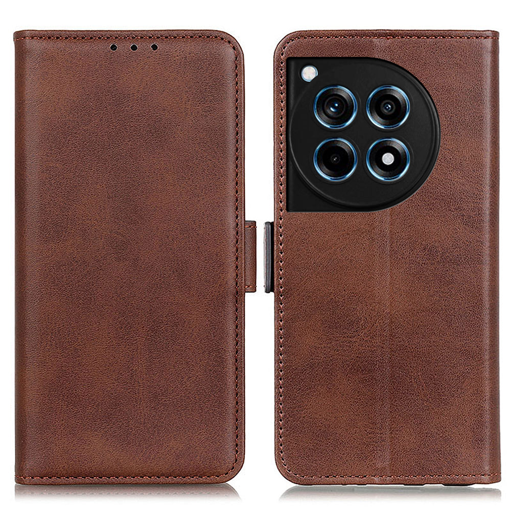 For OnePlus Ace 3 5G / 12R 5G Case PU Leather with TPU Shockproof Shell Wallet Phone Cover