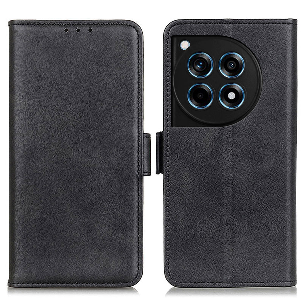 For OnePlus Ace 3 5G / 12R 5G Case PU Leather with TPU Shockproof Shell Wallet Phone Cover
