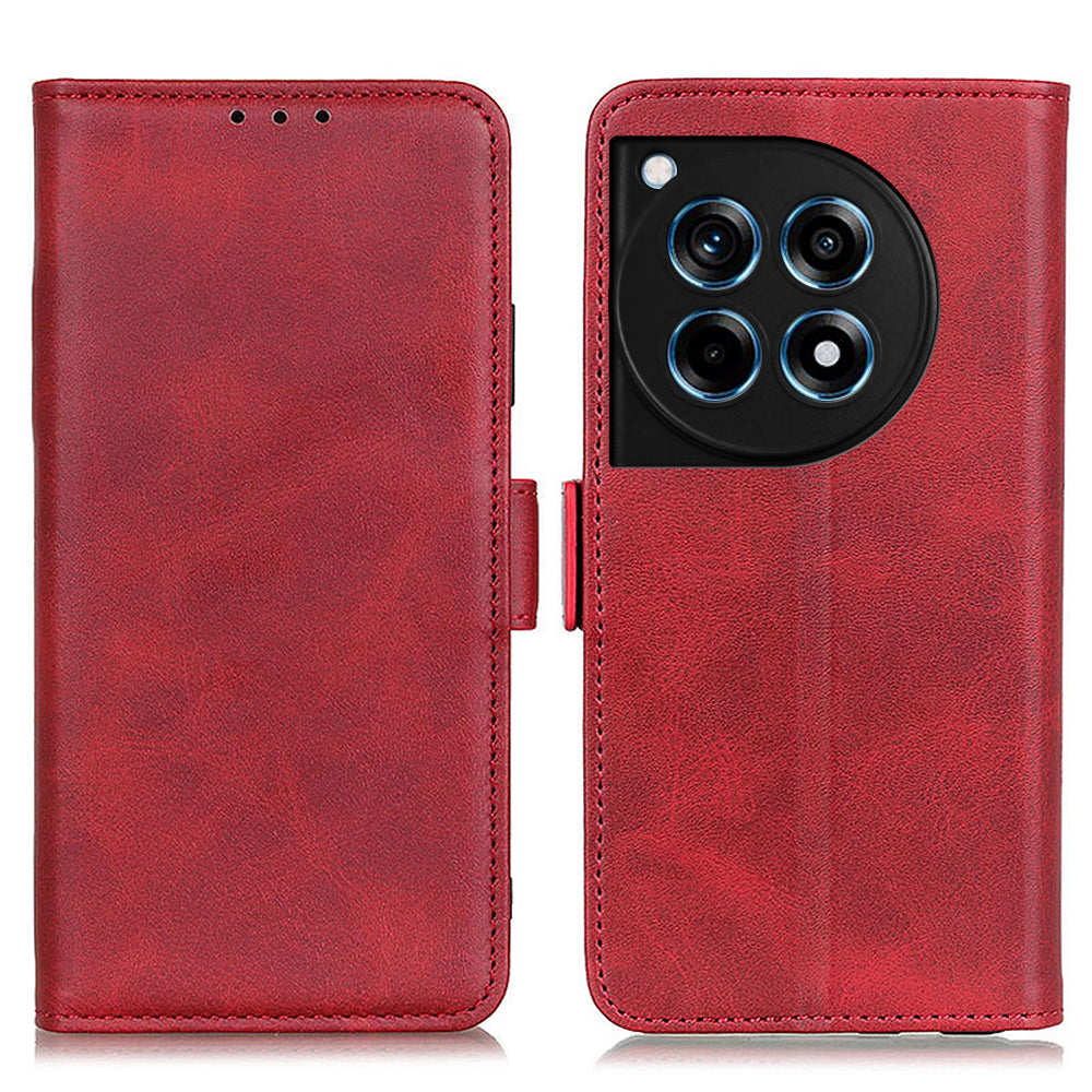 For OnePlus Ace 3 5G / 12R 5G Case PU Leather with TPU Shockproof Shell Wallet Phone Cover