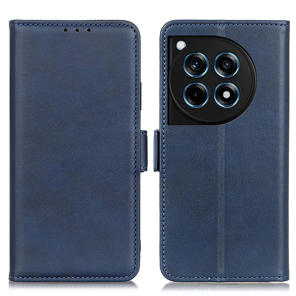 For OnePlus Ace 3 5G / 12R 5G Case PU Leather with TPU Shockproof Shell Wallet Phone Cover