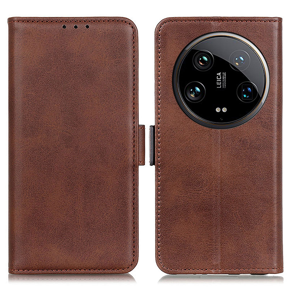 For Xiaomi 14 Ultra Case Magnetic Clasp Leather Wallet Flip Phone Cover