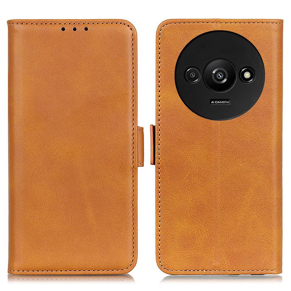 For Xiaomi Redmi A3 / Poco C61 4G Wallet Case PU Leather Stand Phone Cover Side Magnetic Clasp