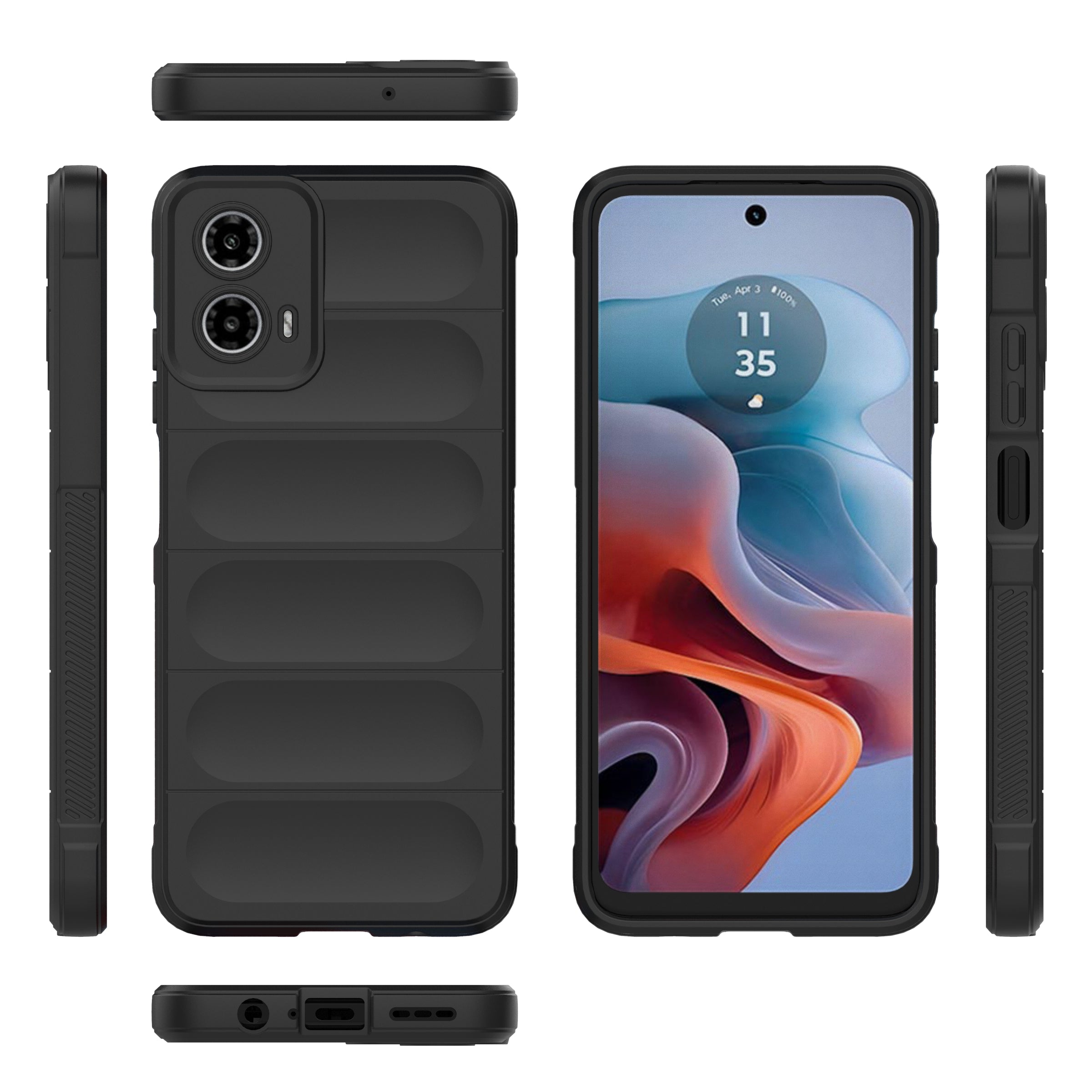 For Motorola Moto G34 5G Phone Case TPU Drop Protection Rugged Design Shell