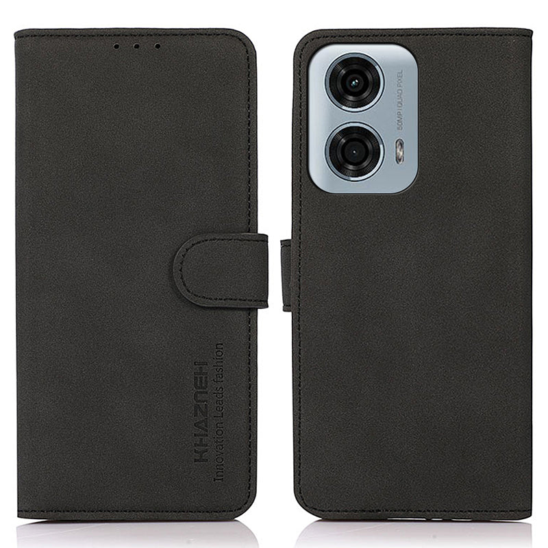 KHAZNEH For Motorola Moto G24 Power Shockproof Leather Case Wallet Stand Cover