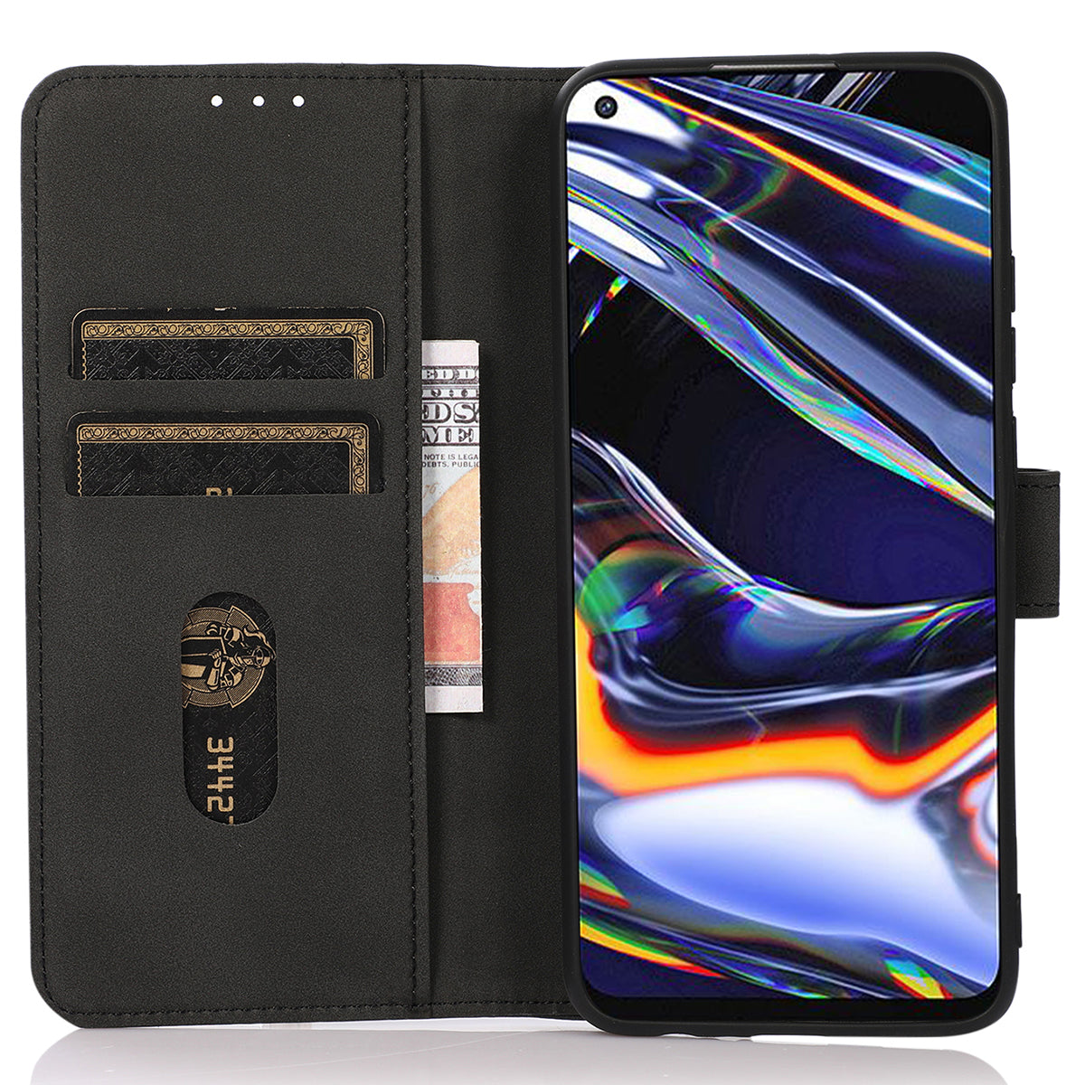 KHAZNEH For Motorola Moto G24 Power Shockproof Leather Case Wallet Stand Cover