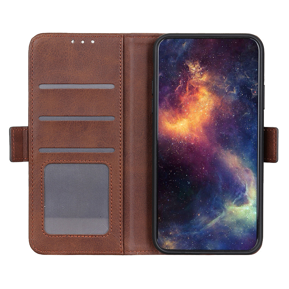 For Motorola Moto G24 Power Case Scratch Resistant PU Leather Wallet Phone Cover