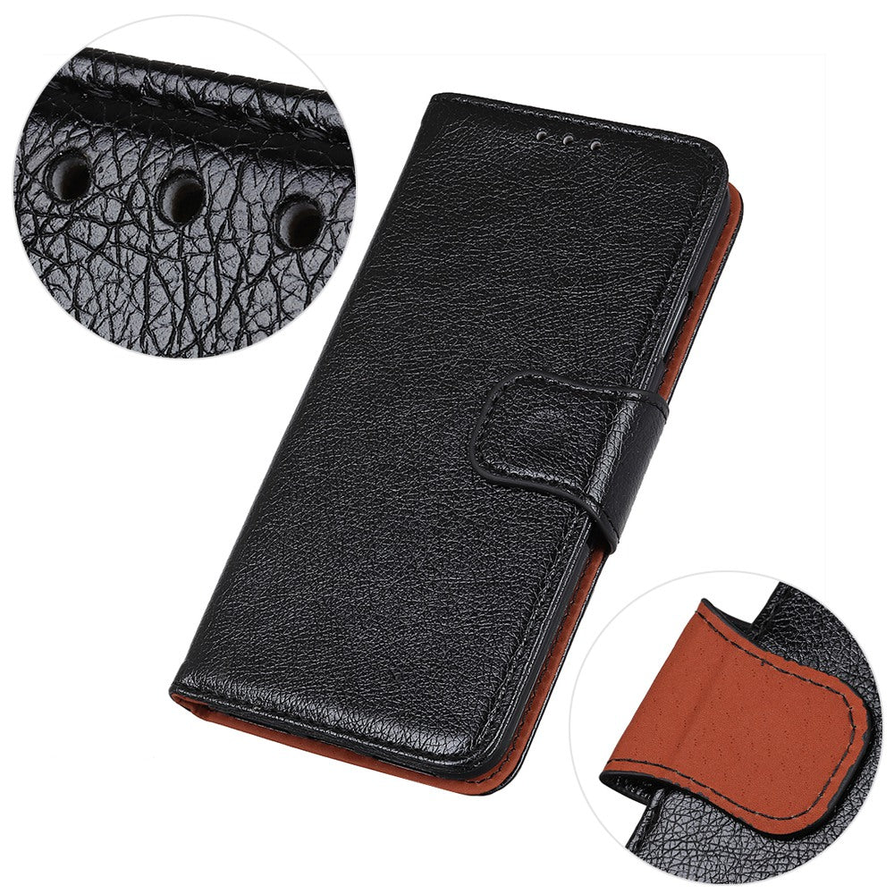 For Motorola Moto G24 Power Phone Case Card Slot Stand Split Leather Nappa Texture Phone Cover