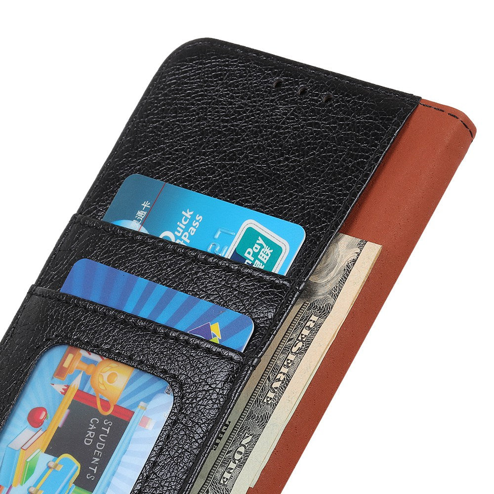 For Motorola Moto G24 Power Phone Case Card Slot Stand Split Leather Nappa Texture Phone Cover
