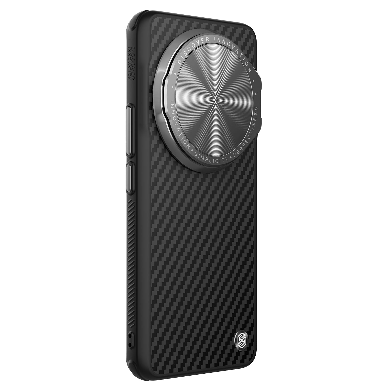 NILLKIN Carboprof Case for Xiaomi 14 Ultra Case Camera Kickstand Cover TPU+Aramid Fiber Phone Shell