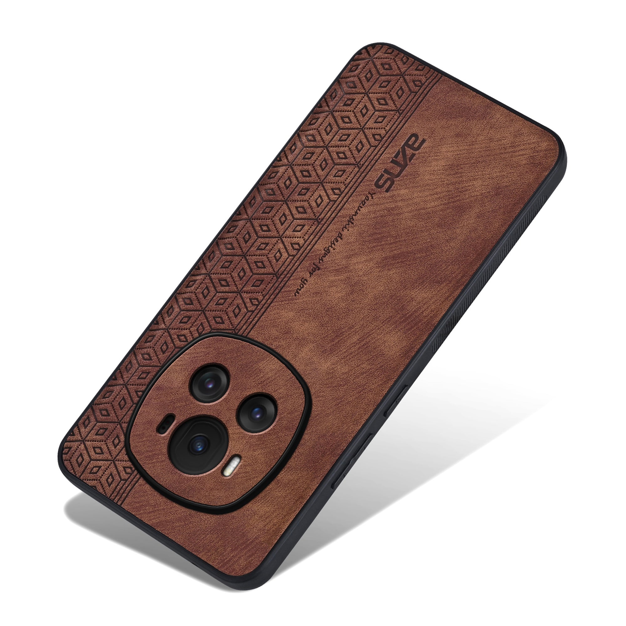 AZNS For Honor Magic6 5G Case Imprinted PU Leather Coated TPU Protective Phone Cover