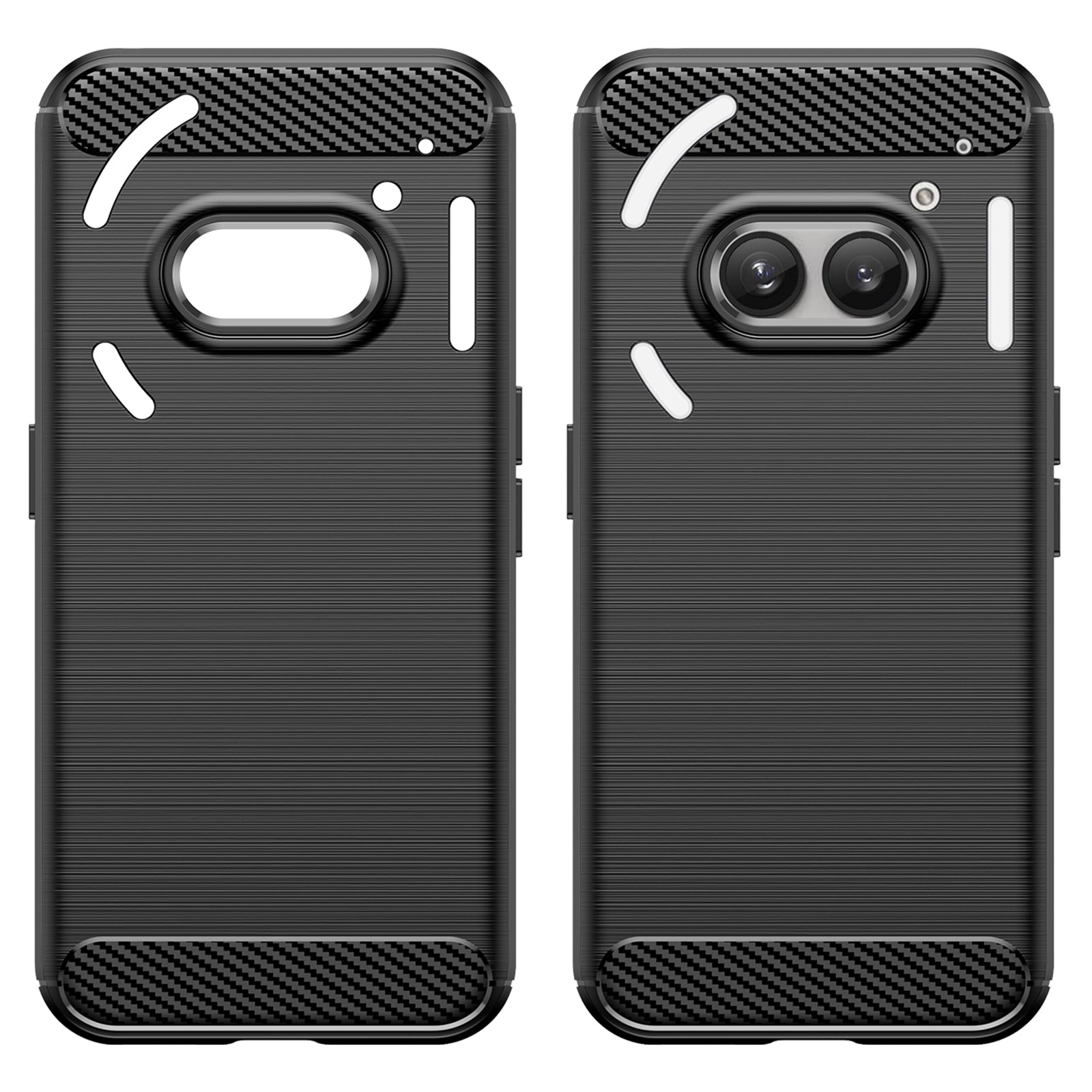 For Nothing Phone (2a) Case Carbon Fiber Texture Phone TPU Cover