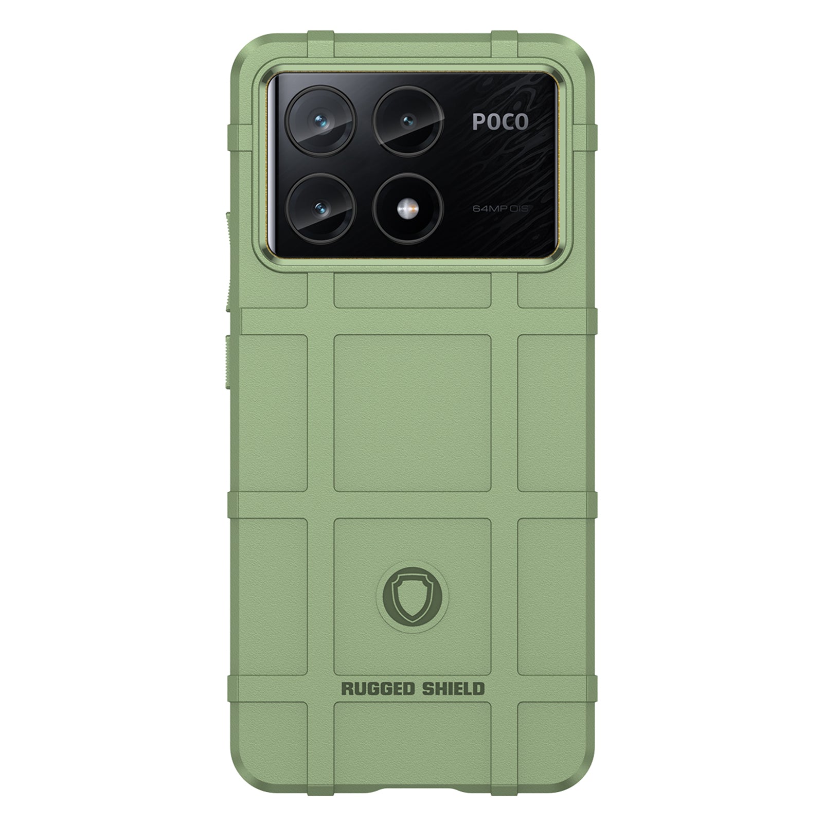 For Xiaomi Poco X6 Pro 5G / Redmi K70E 5G Case Square Grid Texture Non-slip TPU Phone Cover