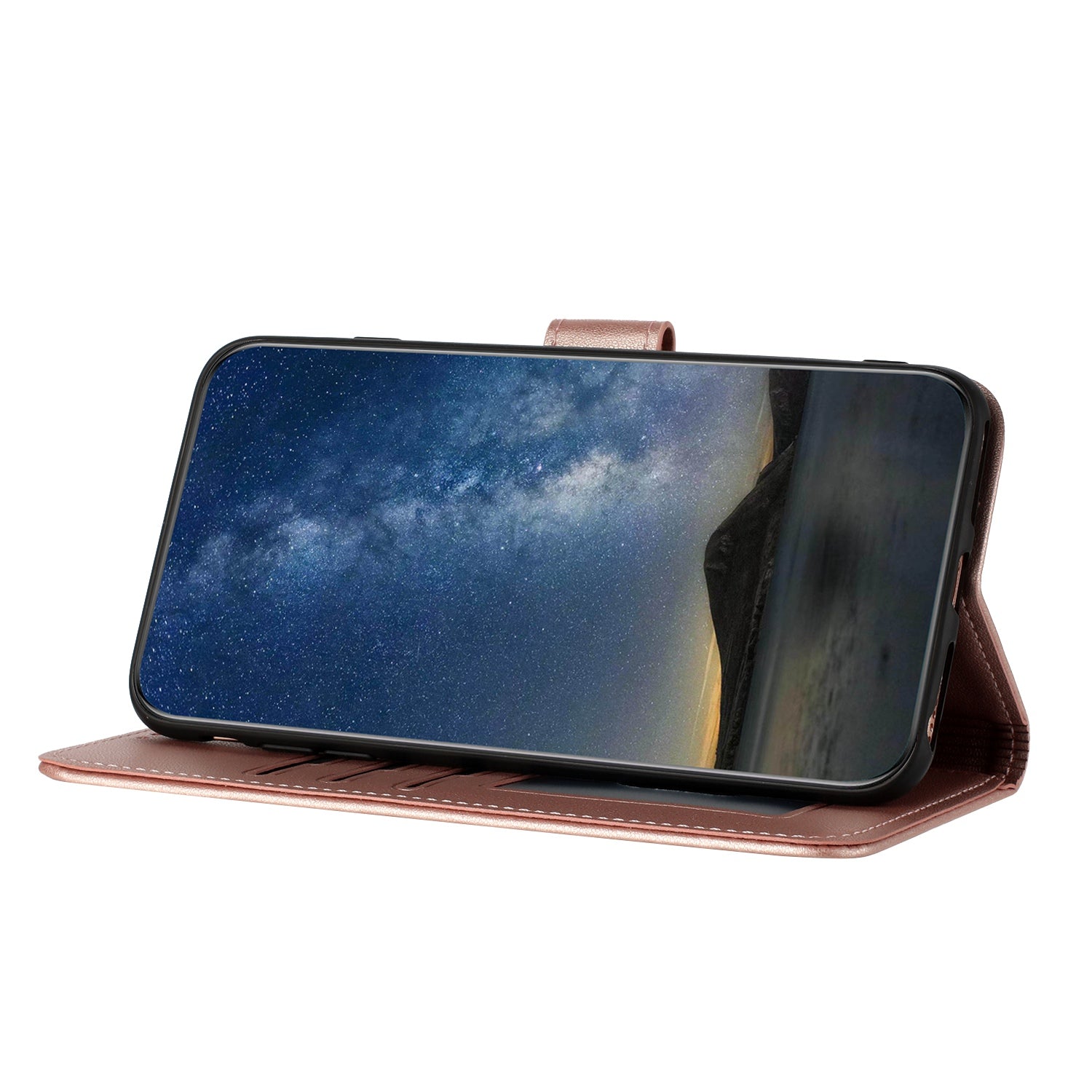 YX0050 For Xiaomi Redmi Note 13 4G Wallet Case Flower Pattern Imprinted Leather Phone Cover