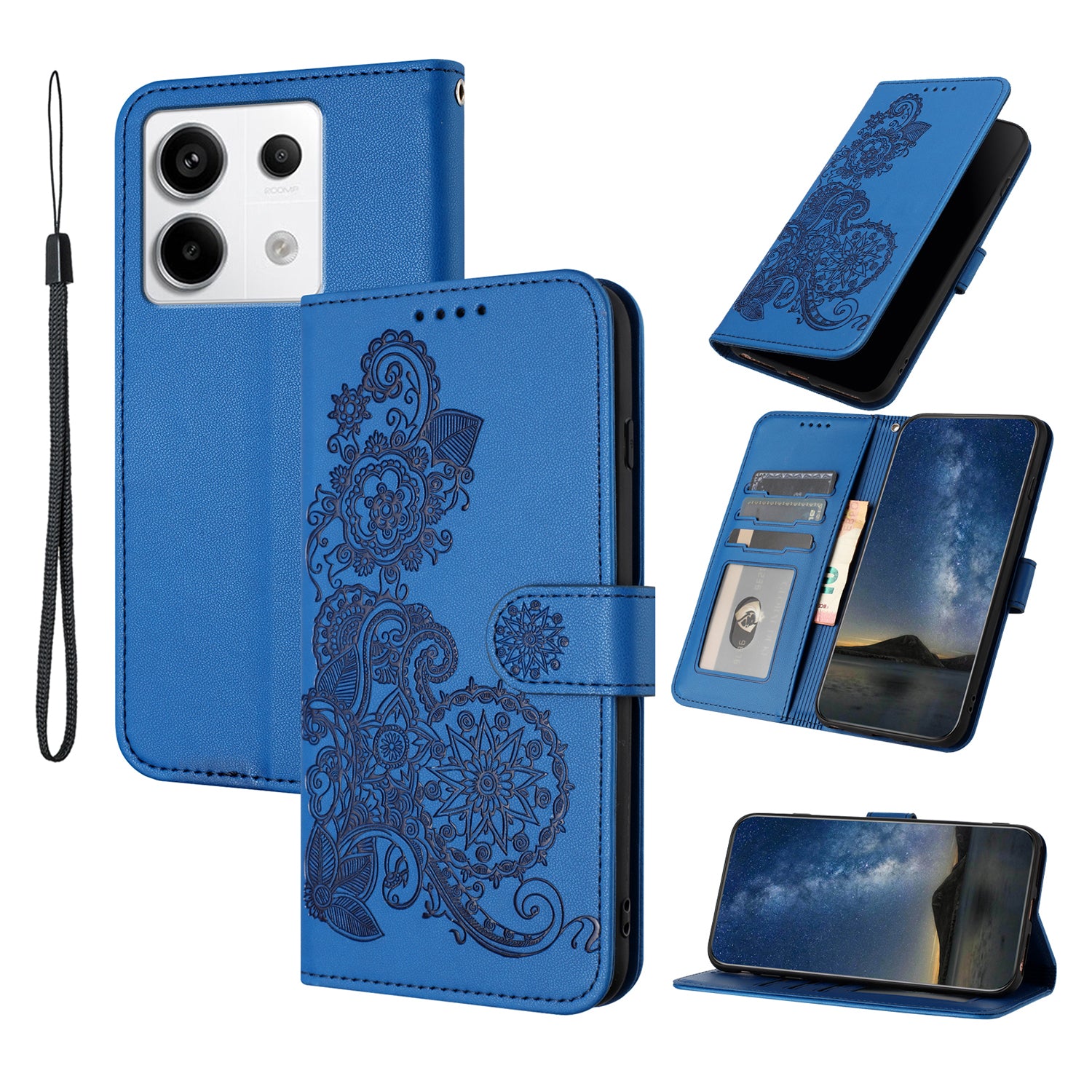 YX0050 For Xiaomi Redmi Note 13 Pro 5G / Poco X6 5G Wallet Case Leather Flip Phone Cover