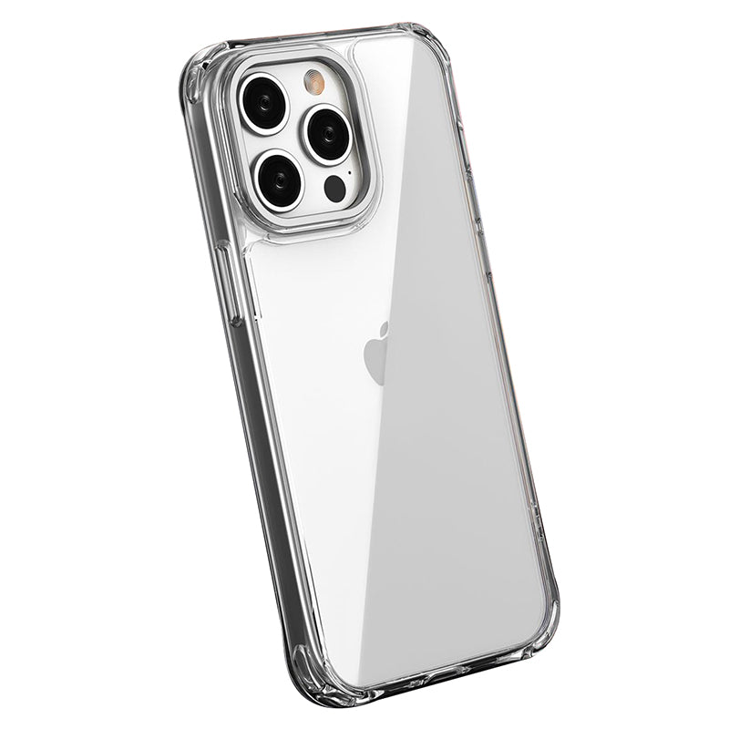 For iPhone 13 Pro Max Clear Case Shockproof PC+TPU Hybrid Slim Phone Cover