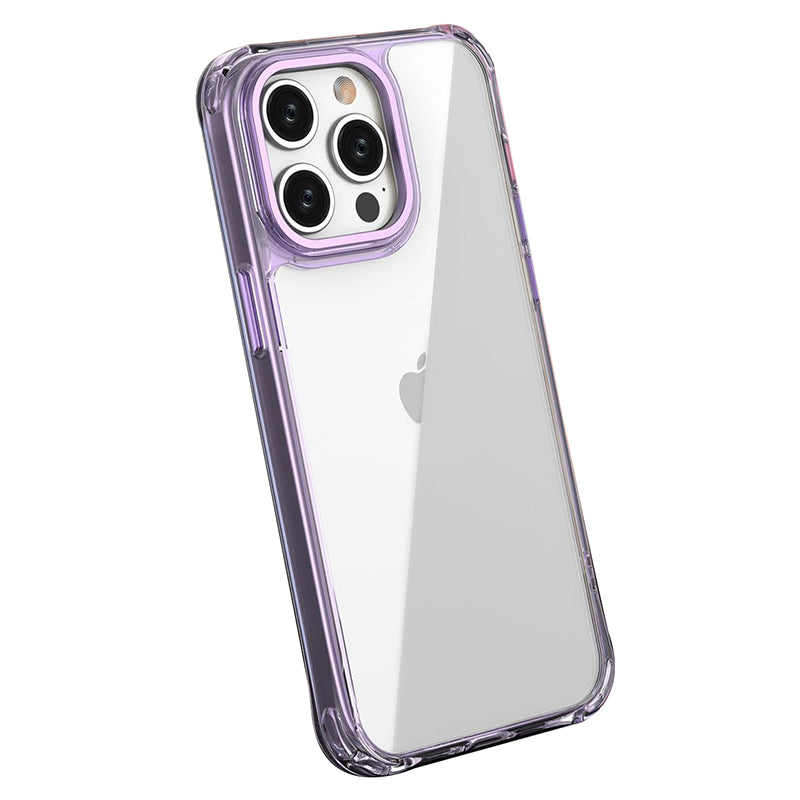 For iPhone 13 Pro Max Clear Case Shockproof PC+TPU Hybrid Slim Phone Cover