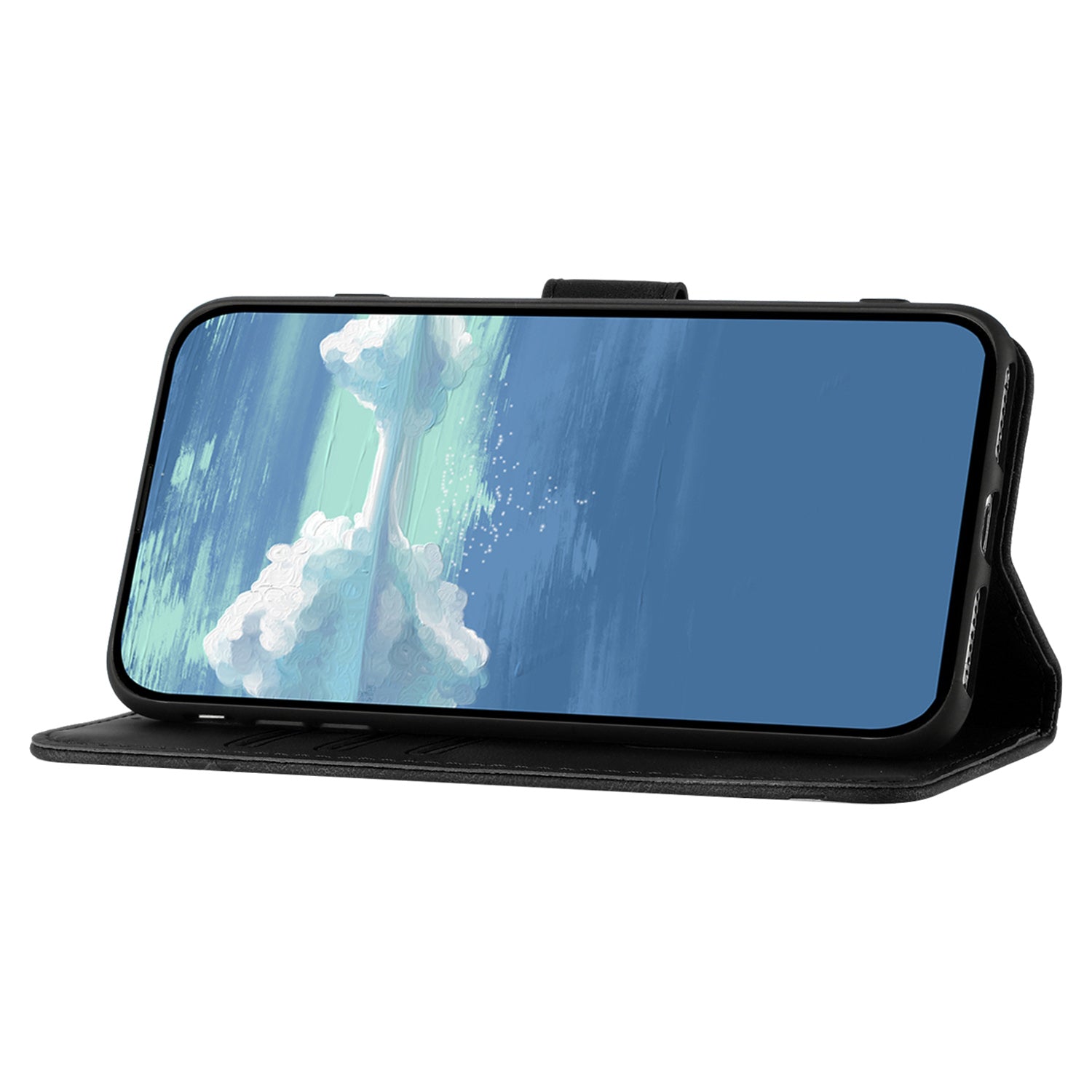 YX0040 For Google Pixel 9 Pro Case Imprinted Leather Stand Phone Cover